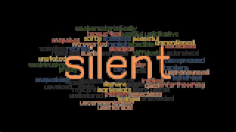 another word for silent|synonyms for silently.